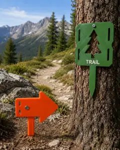Mountain Trail Markers – Camping & Hiking Directions