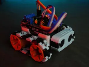 DIY Mini 3D Printed Bluetooth Controlled Robot