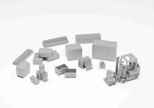 Transport pack - Forklift with cargo H0 scale