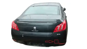 PEUGEOT 508 REAR BUMPER TOW EYE COVER
