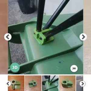Replacement foot for larger camping chairs