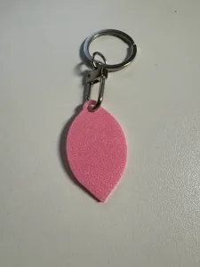 Elegant Leaf Keychain