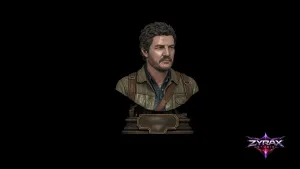 Joel Miller Bust STL The Last of Us 3D Printable Model