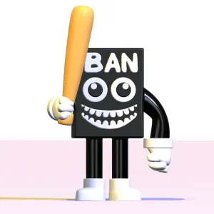 Ban Ban Ban Sahur Brainrot STL 3mf Multicolor 3D Model