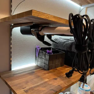 Curling iron holder