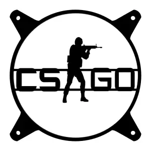 CS GO - Custom 120mm Fan Grill Face Plate Cover