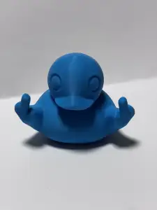 Rude duck figurine