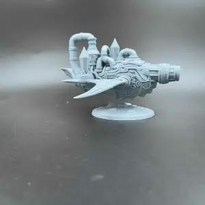 Dwarven Warship – Steampunk Fantasy - RPG - D&D