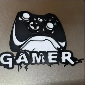 logo gamer manette