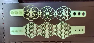 Flexible Bracelet Seed of Life and Flower of Life