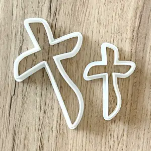 Irregular Cross Cookie Cutter, 5 sizes, Cross, Shape,Comunio