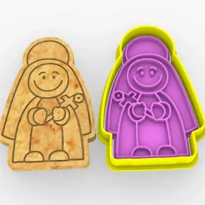 Cookie Cutter, holy nun religion ,Polymer Clay Cutters