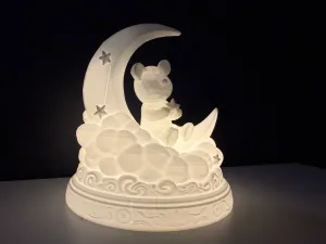 Teddy on the moon - night lamp