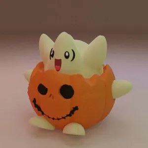 Halloween Pumpkin Togepi Pokemon