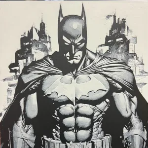 Batman BW Hueforge 200x200