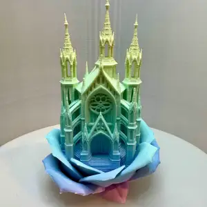 The Cathedral of Blooming Twilight Rose