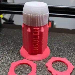 10ml Insulin Vial Holder by T1D3DGear