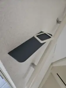Cover frame light switch or socket to plateau