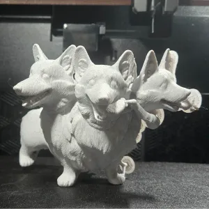 Corgi Cerberus (Corg-erus)