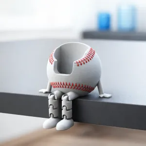 Baseball Phone Holder | Flexi Funny Desk Stand