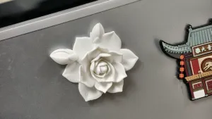 栀子花冰箱贴