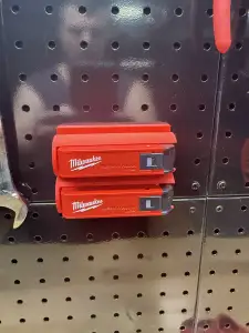 Milwaukee usb battery holder