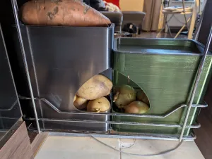 Vegetables storage box - dispenser for cargo