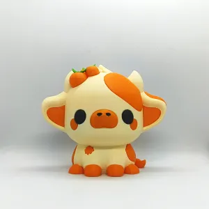 Kawaii Cow - Orange