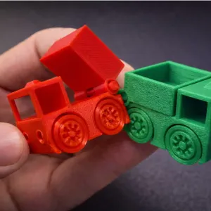 Mini Truck 3D Print – 35mm Toy & Keychain