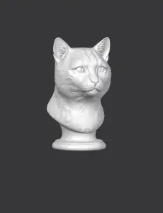 Bengal Cat Bust