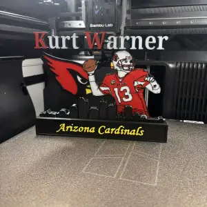 NFL - Arizona Cardinals Kurt Warner display