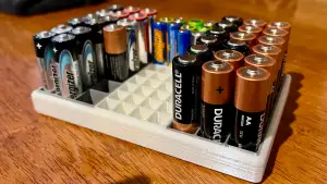 Modular AA, AAA & CR20232 Battery Holder Tray