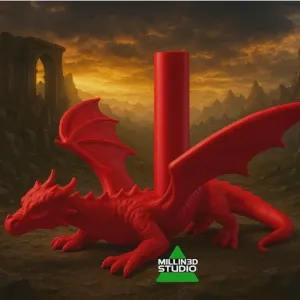 Dragon Paper Towel / Toilet Paper Holder