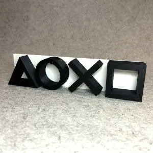 PlayStation PS5 symbols decoration