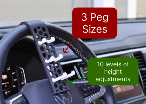 Steering wheel iPad/Phone mount
