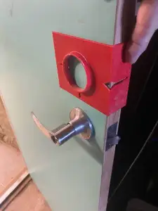 Lock template timber