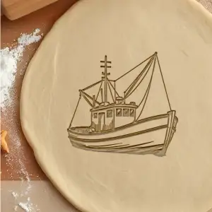 Fishing Boat Cookie Cutter, Biscuit Cutter