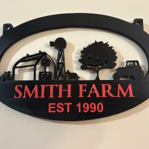 Farm Wall Sign