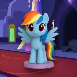 Rainbow dash my little pony (MLP)