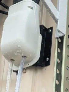 Corrugated siding Line set cover adapter