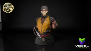 Scorpion STL | Mortal Kombat Figure | 3D Print Collector Mod