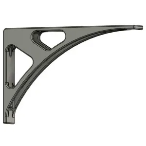Heavy duty shelf bracket 390x250mm