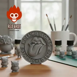 ¡Puro Rock & Roll en tu Nevera! – Imán Rolling Stones