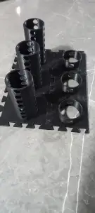 holder for hairbrush and dryer