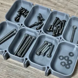 Lock Together Screw Trays Modular Tray Stackable