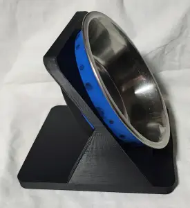 Angled Pet Dish feeder - Small Dishes (120mm)