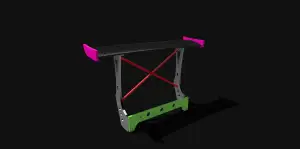 RC 1:10 DRIFT CAR REAR SUICIDE SPOILER GT WING ROCKET BUNNY