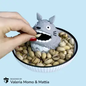 Totoro Snack Bowl, for popcorn, peanuts and pistachios! ✨