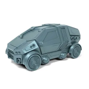 Cyberpunk urban vehicle