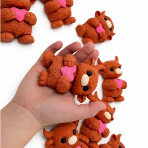 Highland Cow - Articulated head and feet